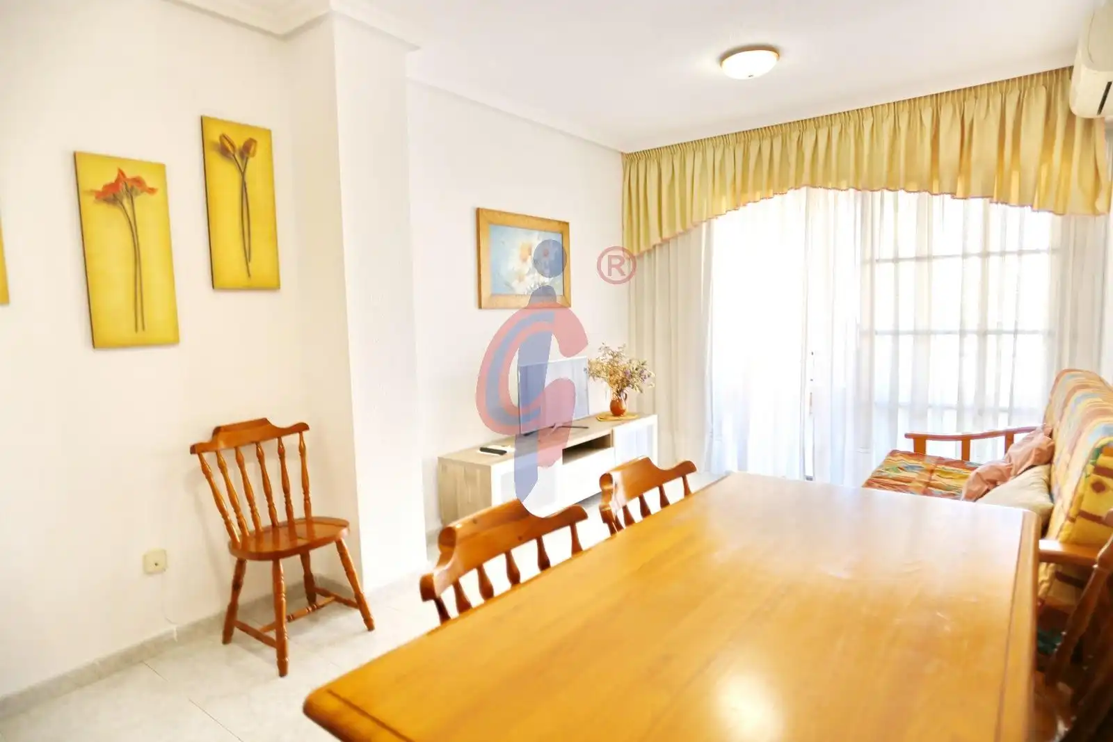 Dining room of Apartments for sale in Guardamar del Segura  with Air Conditioner, Terrace and Furnished