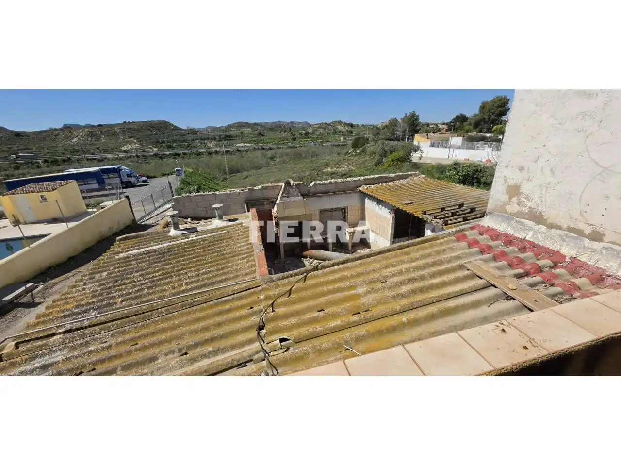 Vista exterior de Casa adosada en venta en Murcia