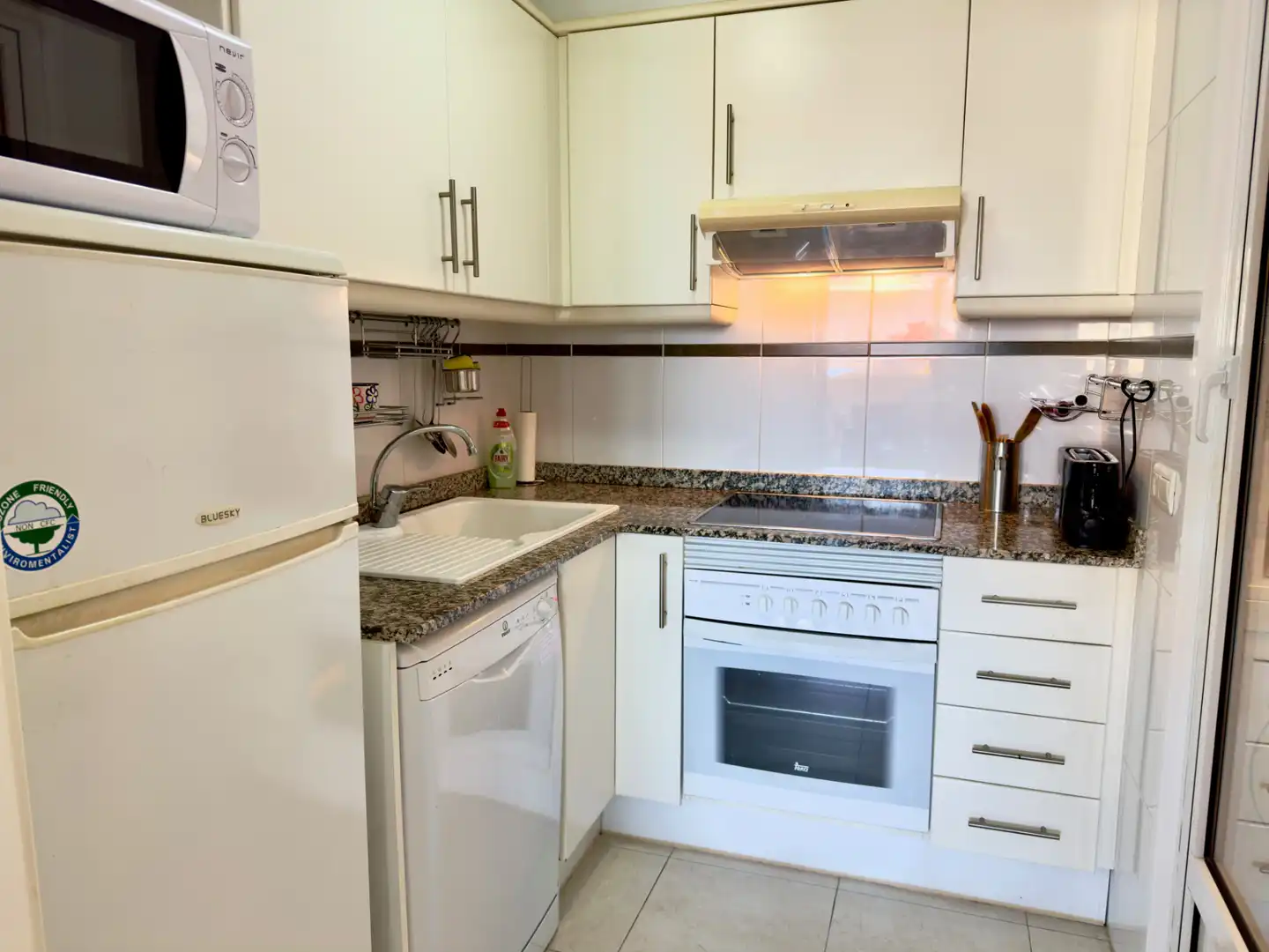 Cuina de Apartament en venda en Calpe / Calp amb Aire condicionat, Calefacció i Terrassa