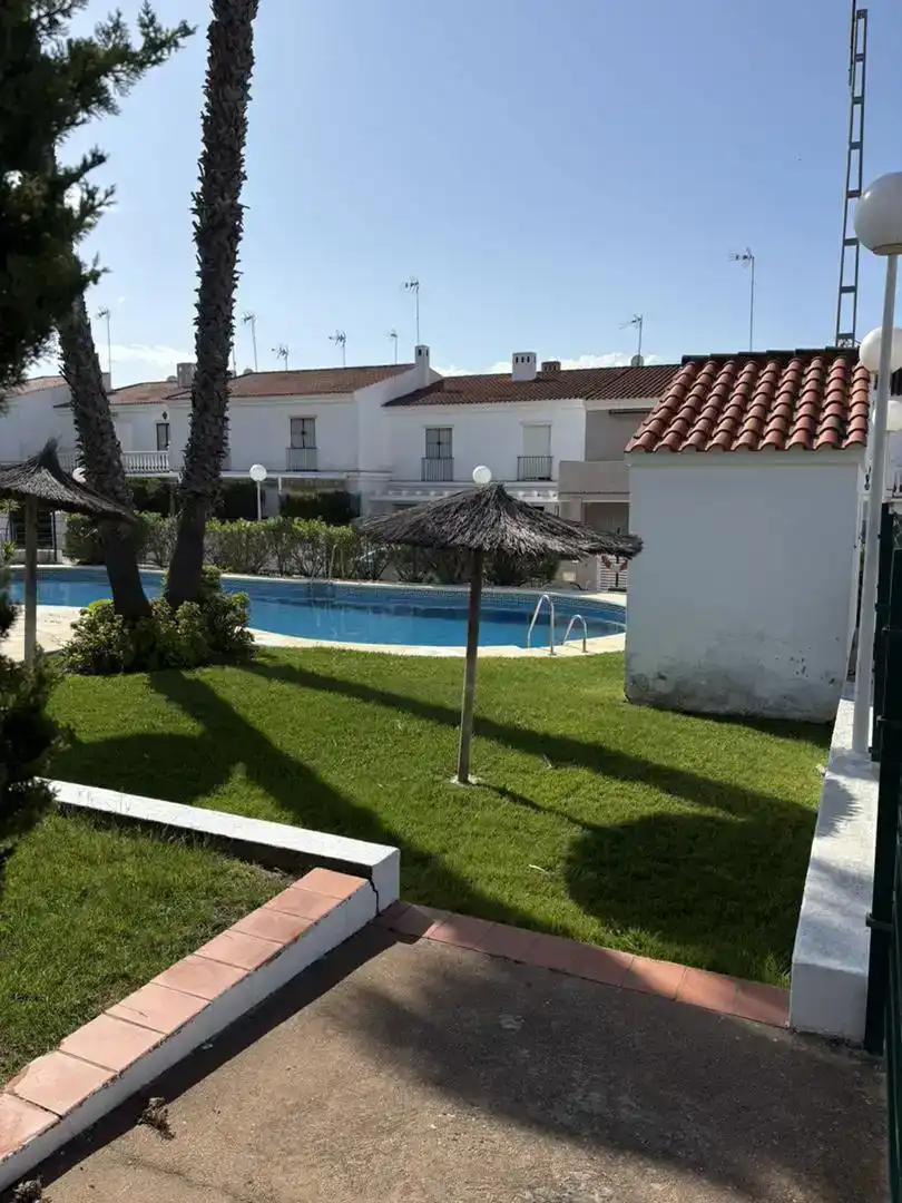 Swimming pool of Flat for rent in Islantilla  with Private garden, Furnished and Washing machine