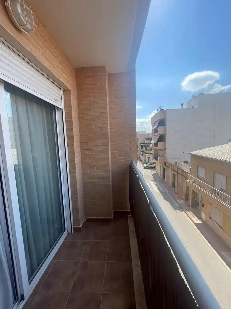 Balcony of Flat for rent in Murcia  with Air Conditioner, Storage room and Furnished