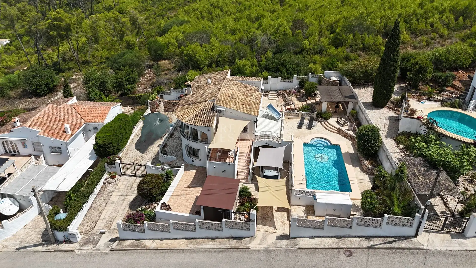 Vista exterior de Casa o xalet en venda en Jávea / Xàbia amb Aire condicionat, Terrassa i Traster