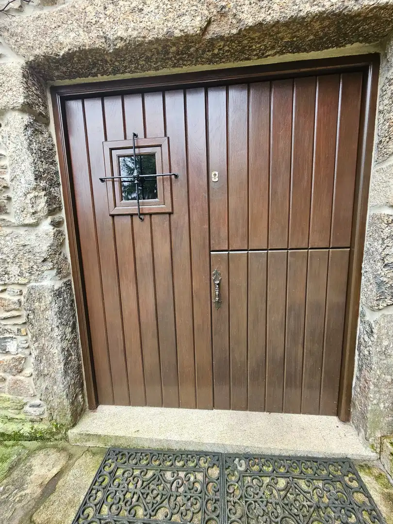 Vista exterior de Casa o chalet en venta en Melide con Calefacción, Jardín privado y Terraza