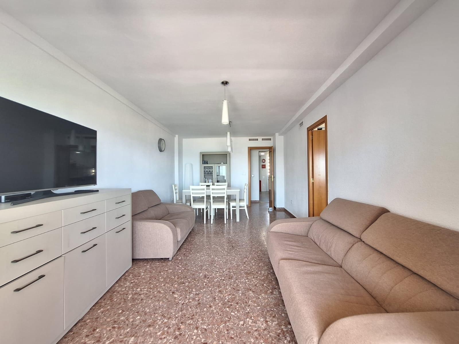 Sala d'estar de Apartament en venda en Cullera amb Aire condicionat, Jardí privat i Terrassa