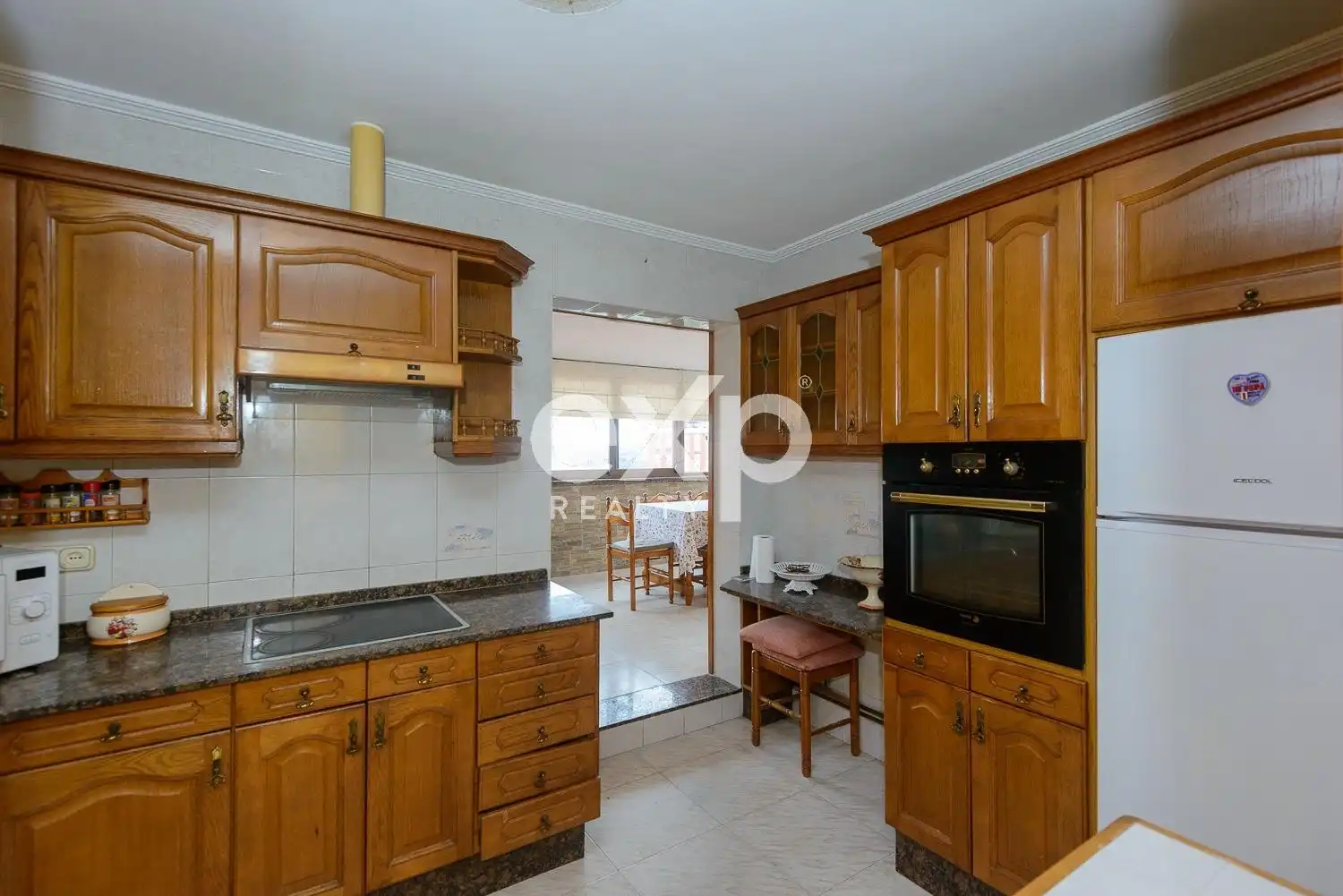 Kitchen of Flat for sale in Avilés  with Heating, Terrace and Furnished
