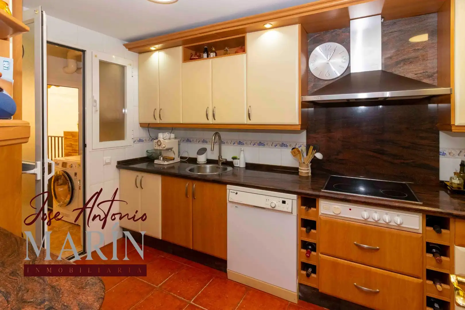 Cocina de Casa adosada en venta en Badajoz con Aire acondicionado, Calefacción y Trastero