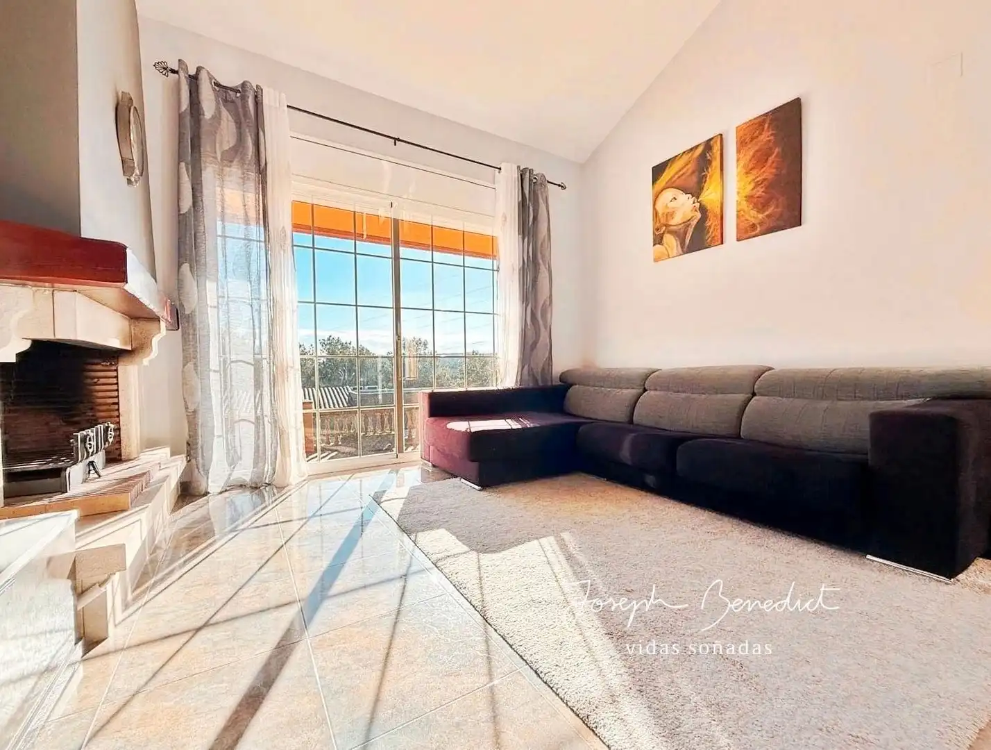 Living room of Houses for sale in Begues  with Air Conditioner, Heating and Private garden