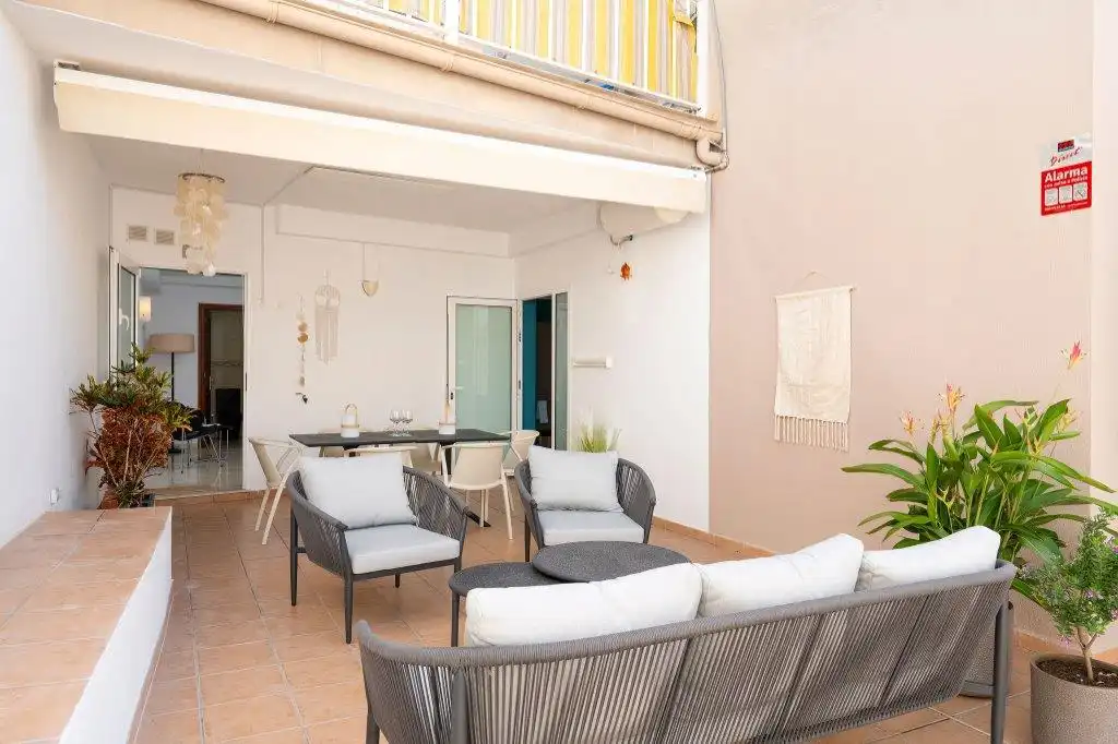 Terraza de Apartamento en venta en Mogán con Aire acondicionado, Parquet y Terraza