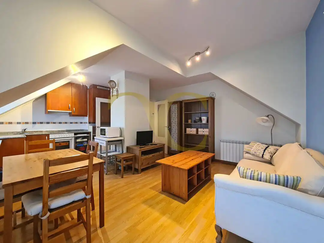 Sala de estar de Apartamento en venta en Noreña con Calefacción y Trastero