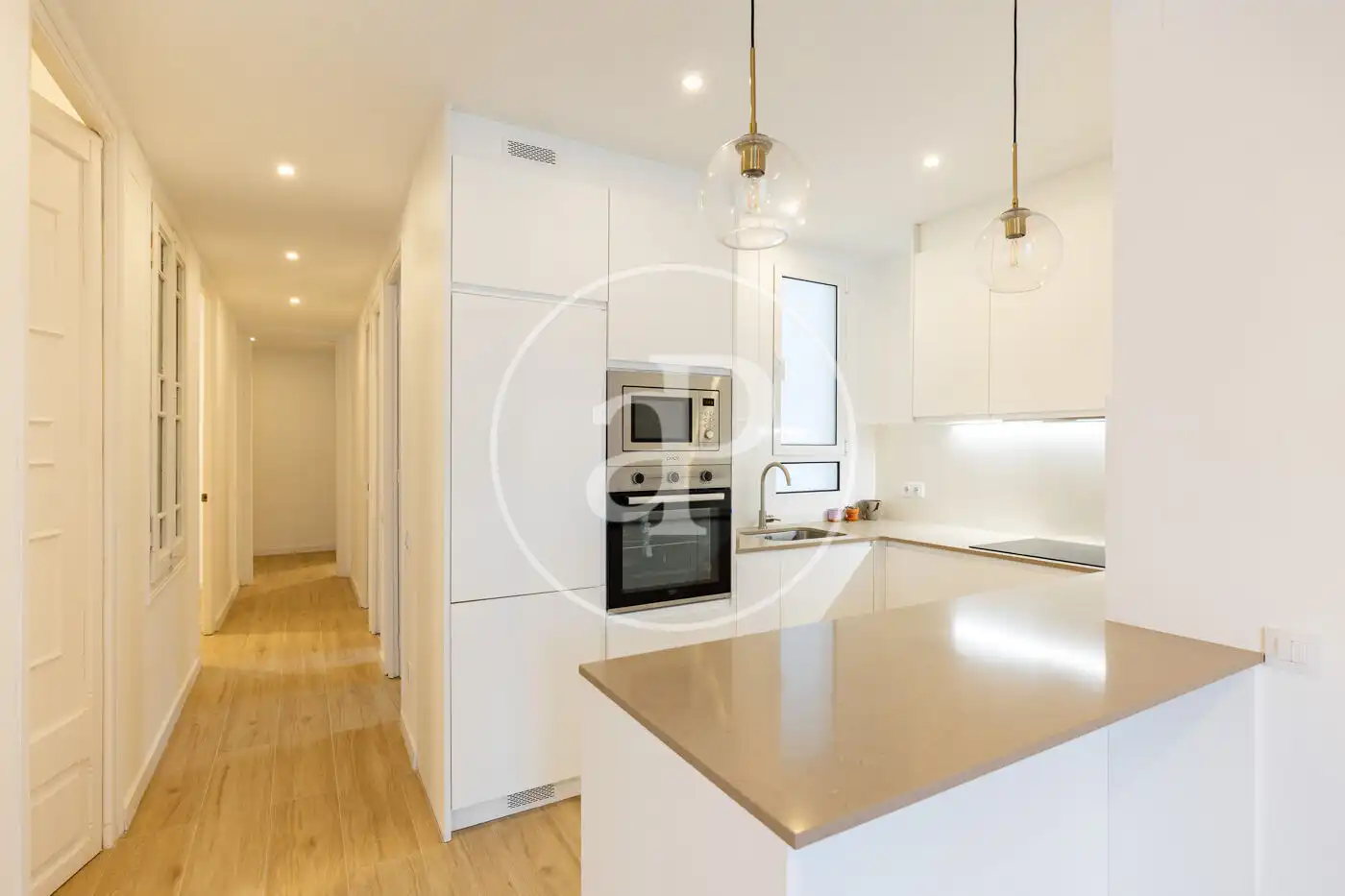 Kitchen of Flat for sale in Barcelona  with Air Conditioner and Heating