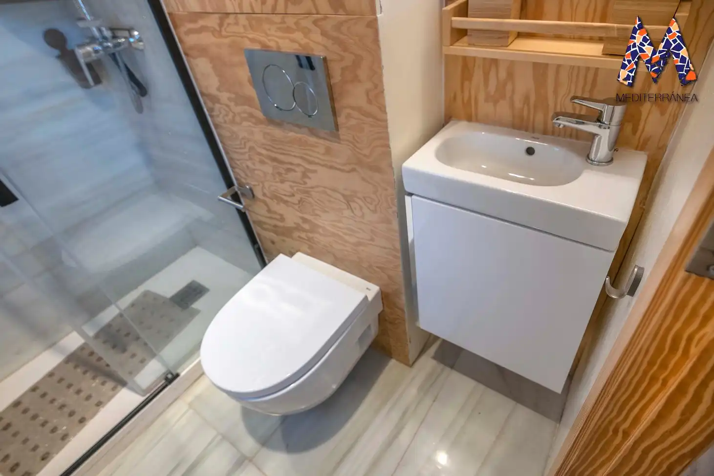 Baño de Apartamento en venta en Castelldefels con Aire acondicionado, Calefacción y Terraza