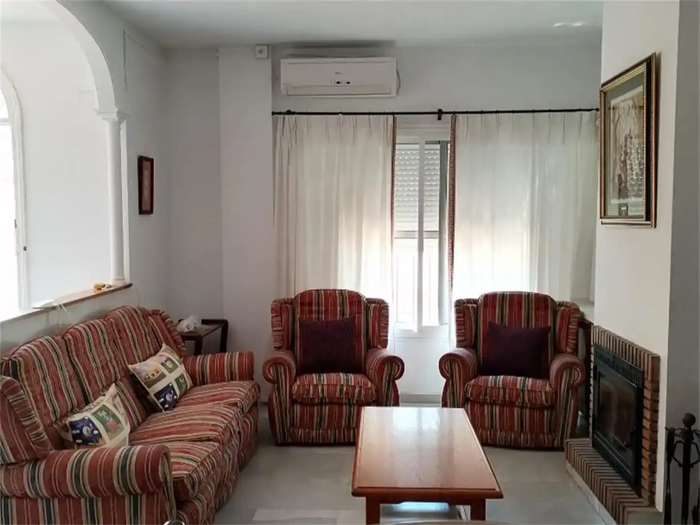 Sala de estar de Casa adosada de alquiler en Centro