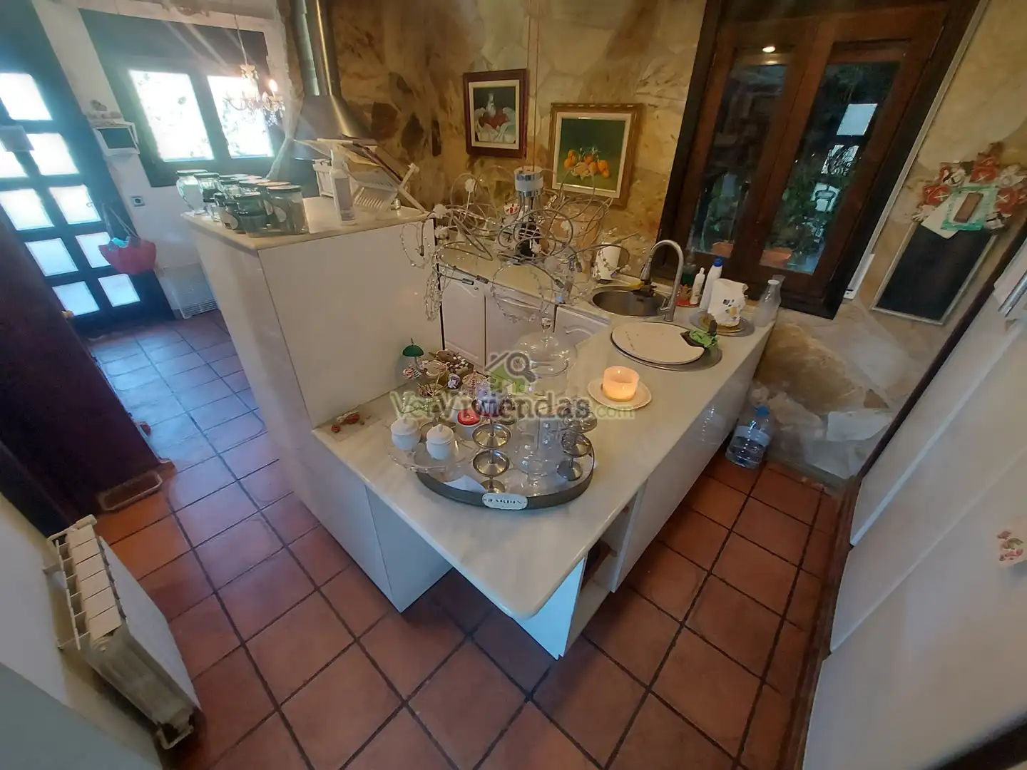Cocina de Casa o chalet en venta en Vallirana con Calefacción, Jardín privado y Terraza