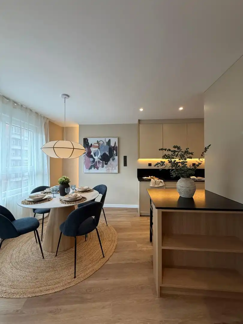 Dining room of Flat for rent in Salamanca  with Heating, Parquet flooring and Terrace