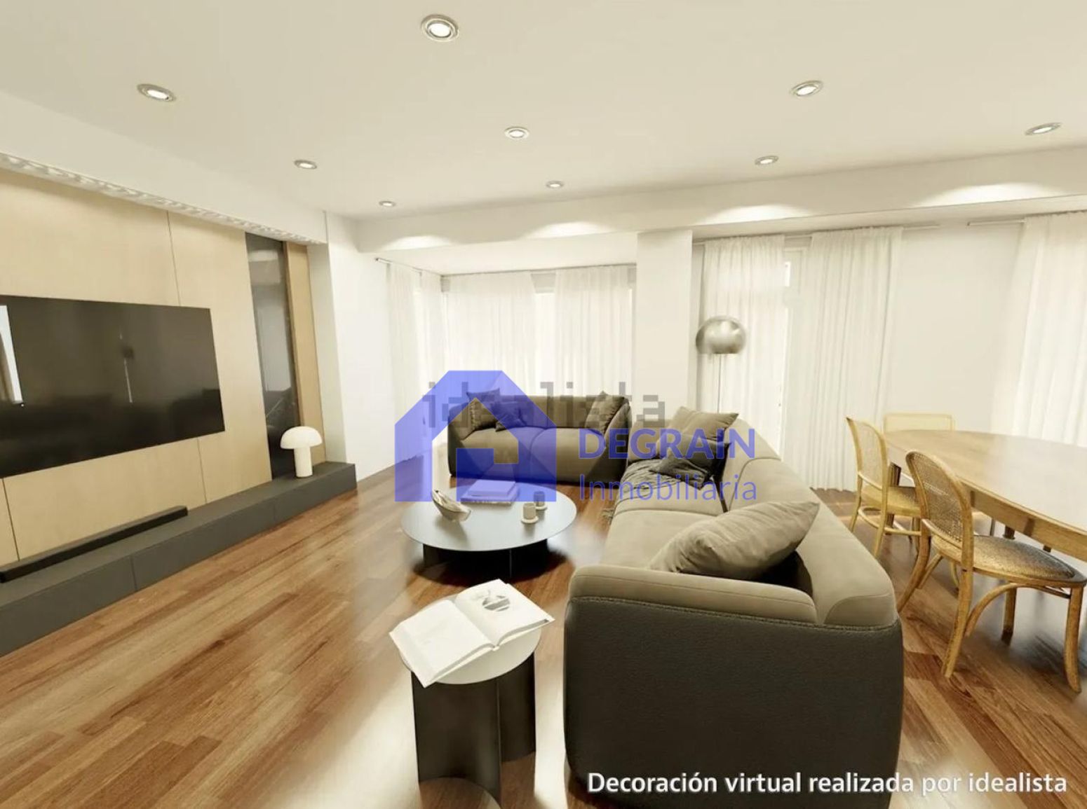 Living room of Flat for sale in Oviedo   with Heating, Private garden and Parquet flooring