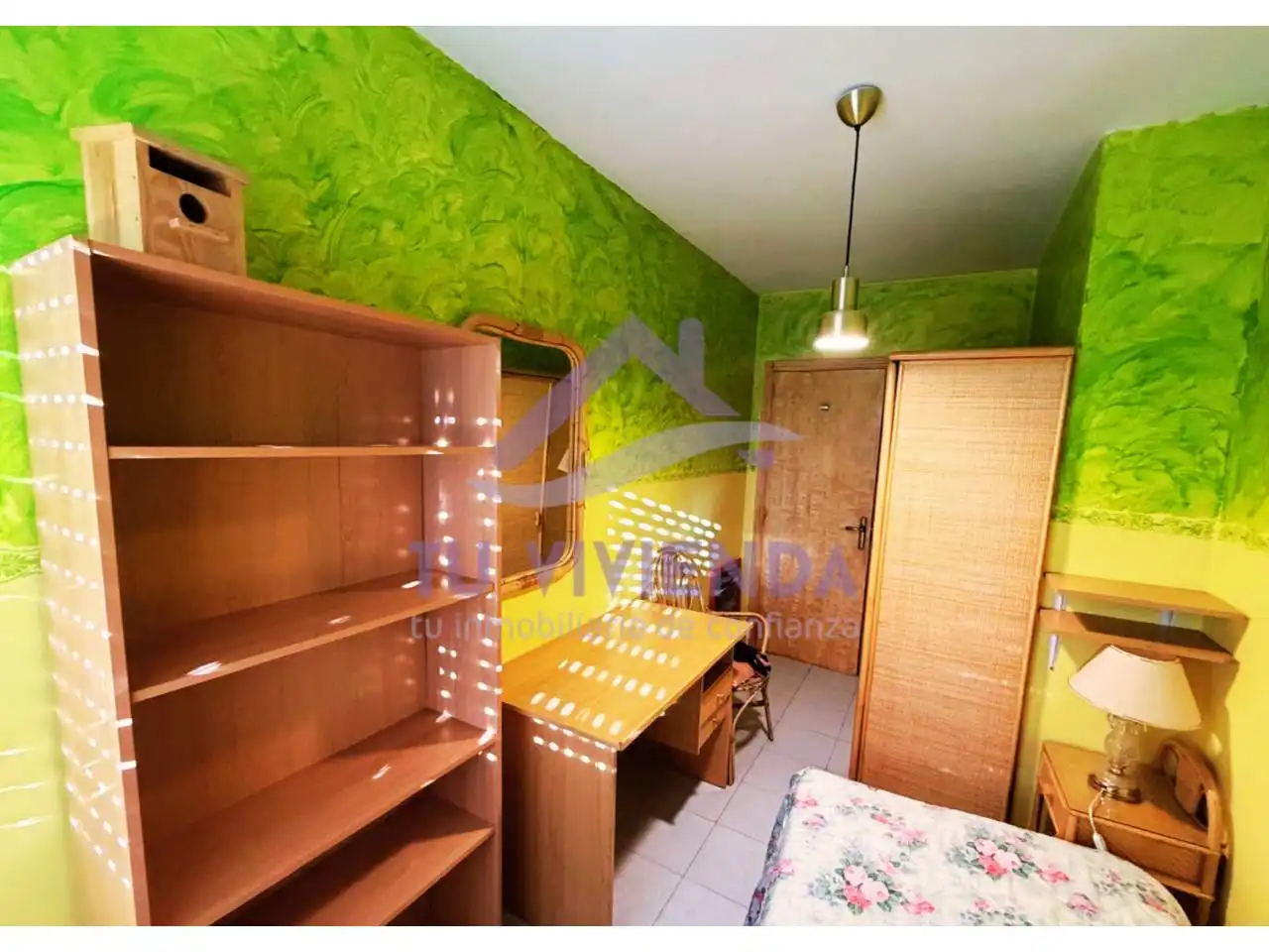 Bedroom of Flat for rent in Saldaña  with Heating and Furnished