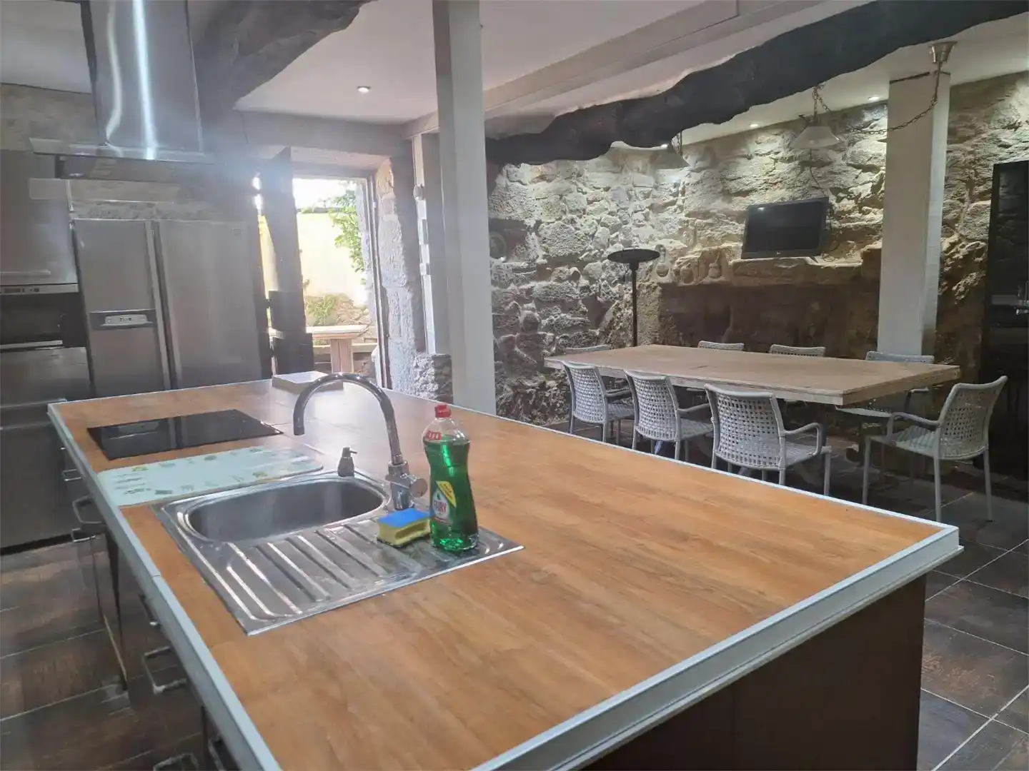 Kitchen of Flat for rent in Vigo   with Furnished and Balcony