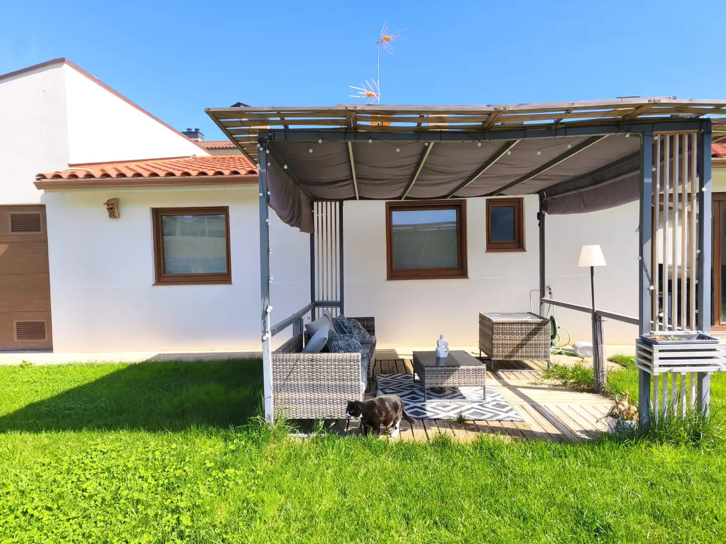 Terraza de Casa o chalet en venta en Viana con Aire acondicionado, Calefacción y Jardín privado