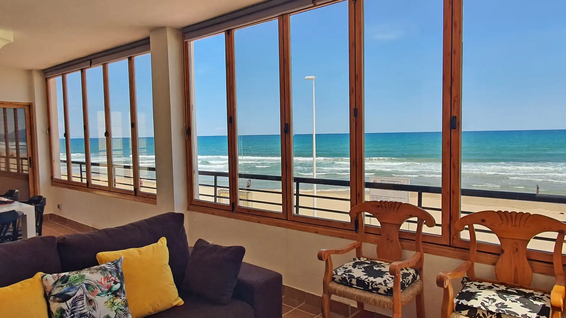 Habitación de Apartamento de alquiler en Miramar con Aire acondicionado, Terraza y Amueblado