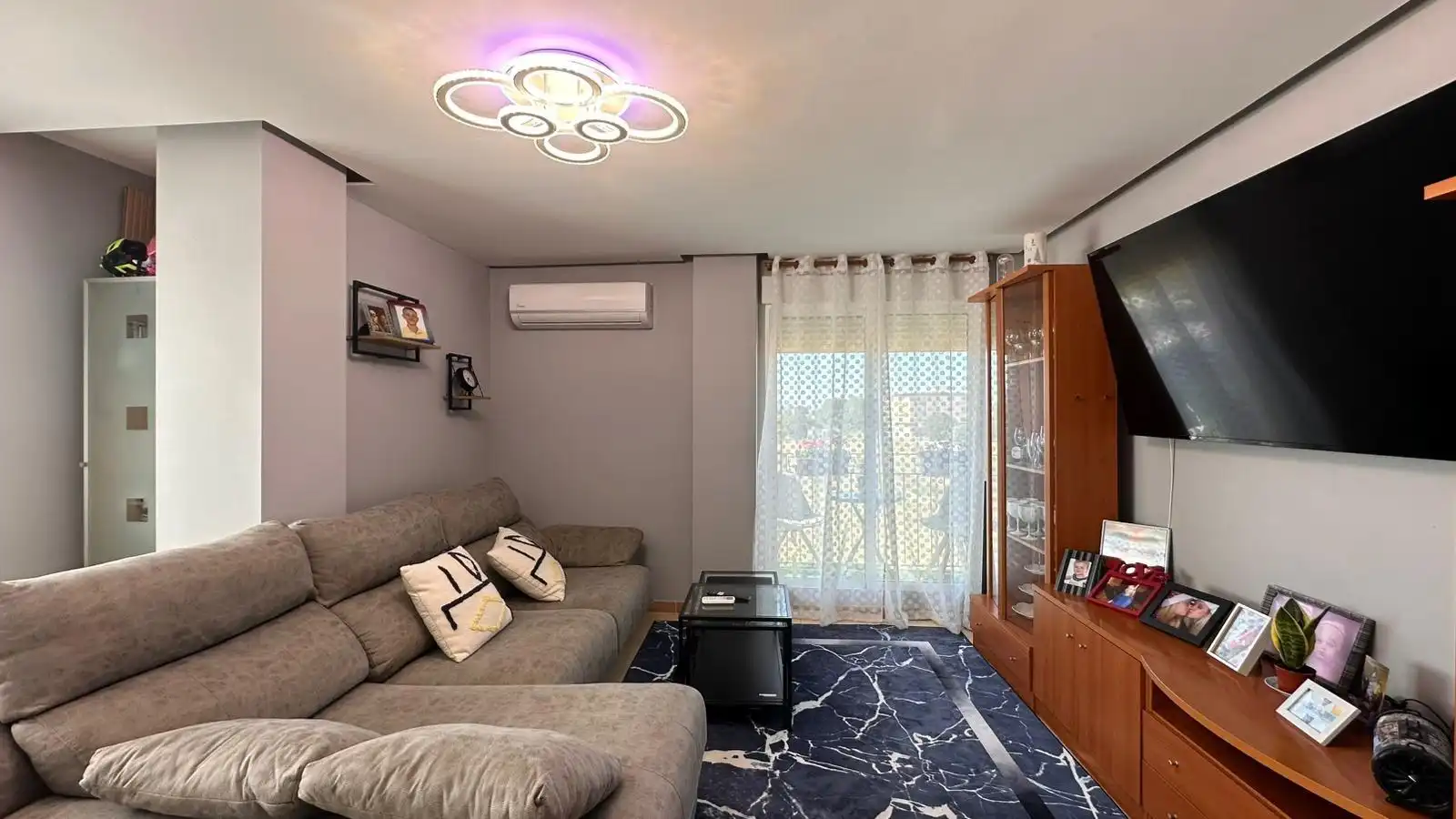 Sala de estar de Piso en venta en Massalavés con Aire acondicionado, Trastero y Amueblado