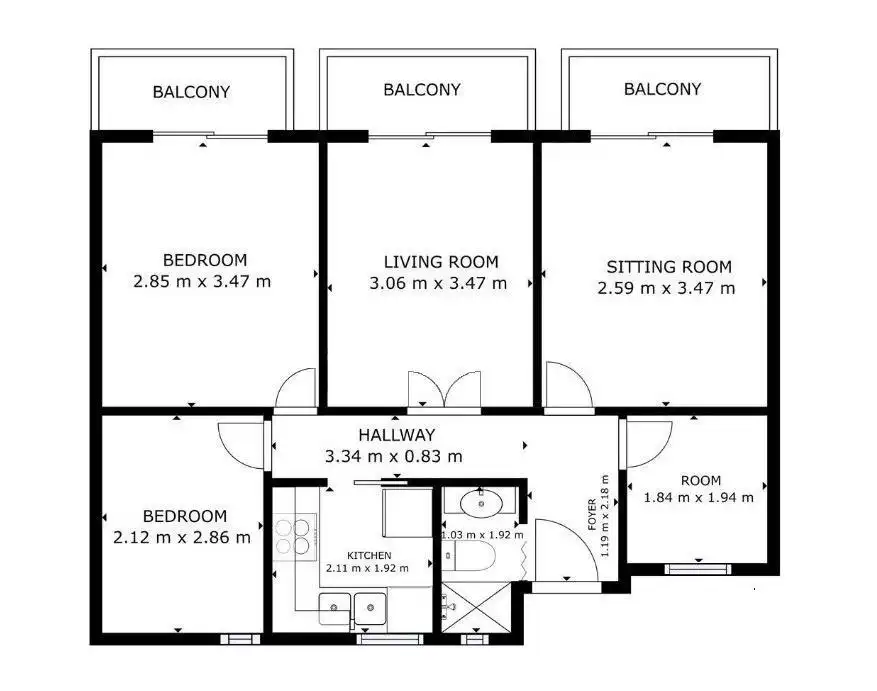 Wohnung mit Terrasse zum Verkauf in Passeig del Comte de Barcelona Joan de Borbó, imagen 18