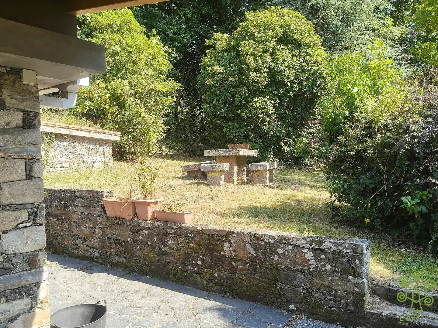 Jardí de Casa o xalet en venda en Abegondo amb Calefacció, Jardí privat i Piscina