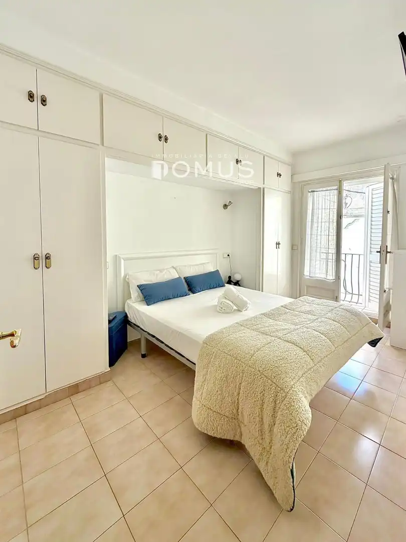 Schlafzimmer von Wohnung zur Miete in L'Escala mit Klimaanlage, Heizung und Terrasse