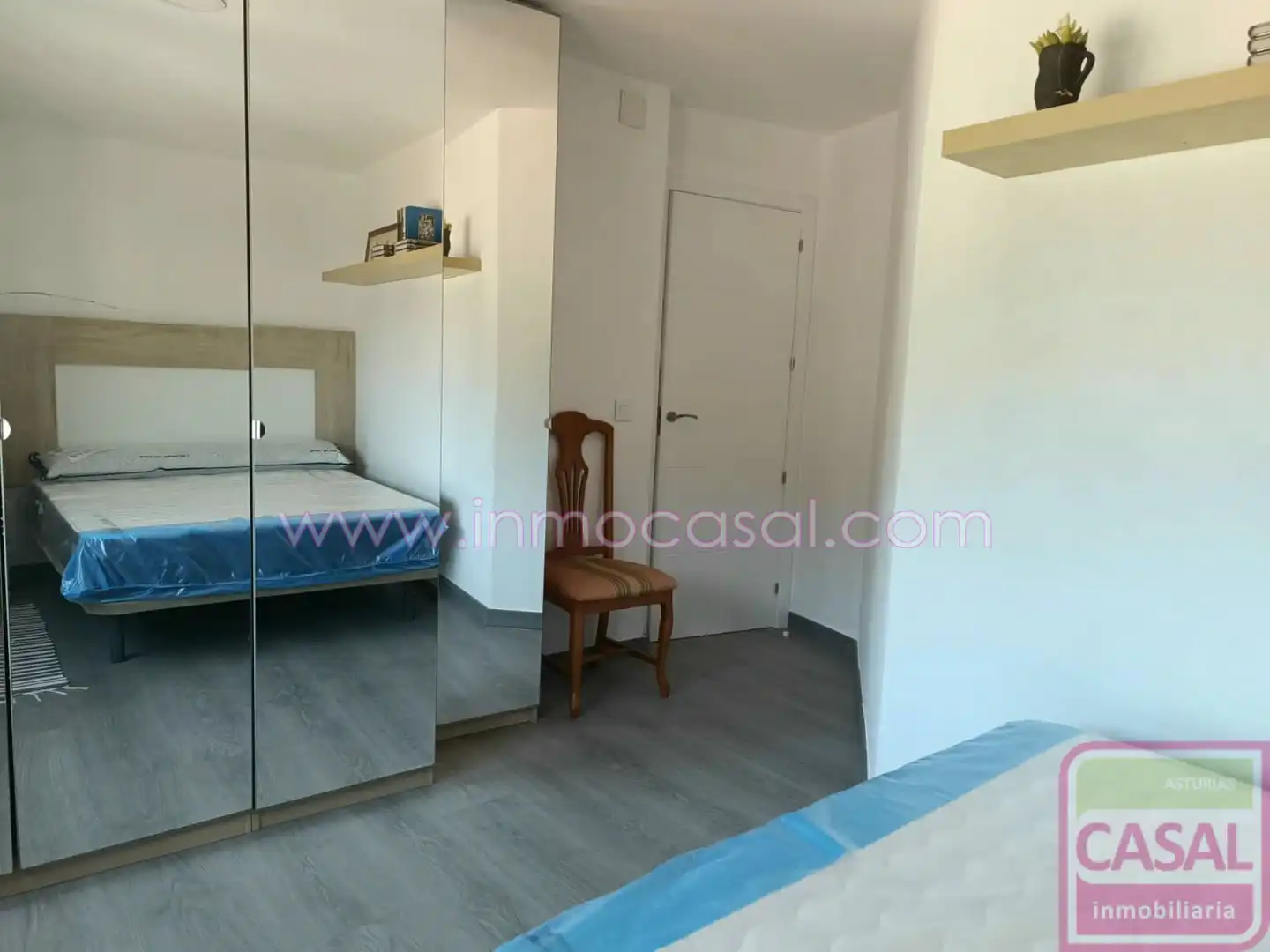 Schlafzimmer von Wohnung zur Miete in Aller mit Heizung und Möbliert