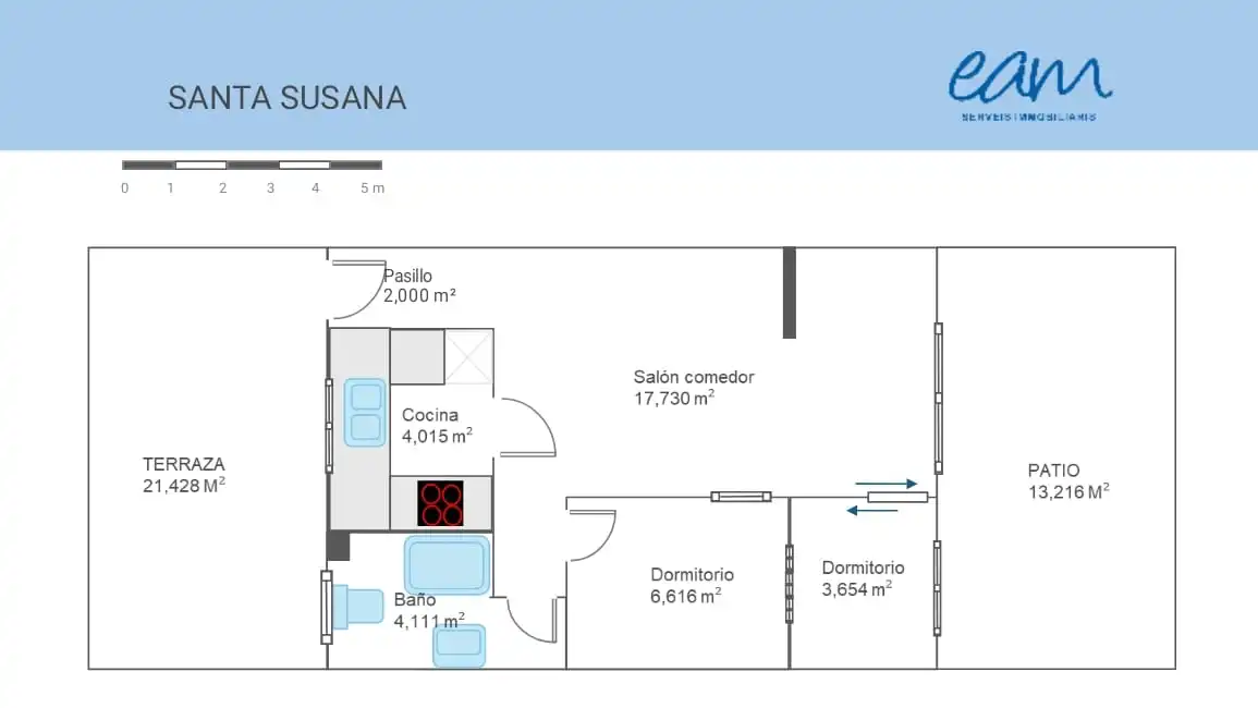 Apartamento en venta en Santa Susanna con Terraza, Horno y Piscina comunitaria
