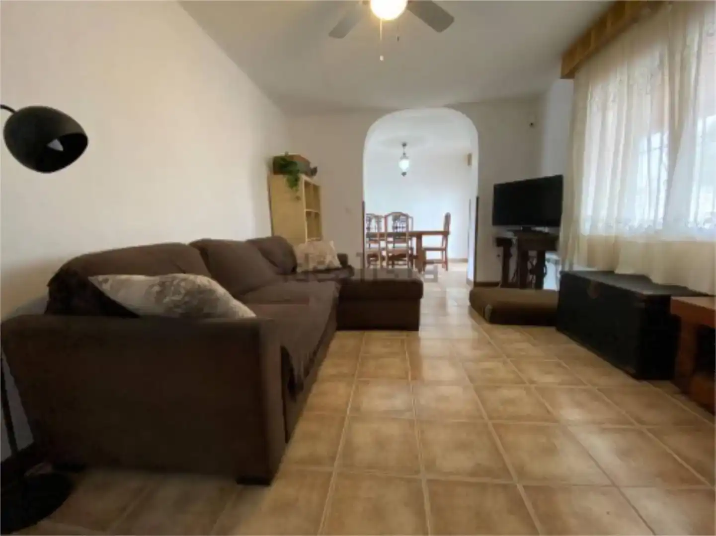 Sala d'estar de Casa o xalet en venda en Elche / Elx amb Aire condicionat i Piscina