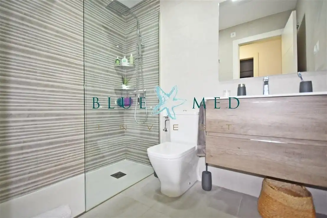 Baño de Casa o chalet en venta en Mazarrón con Aire acondicionado, Calefacción y Jardín privado