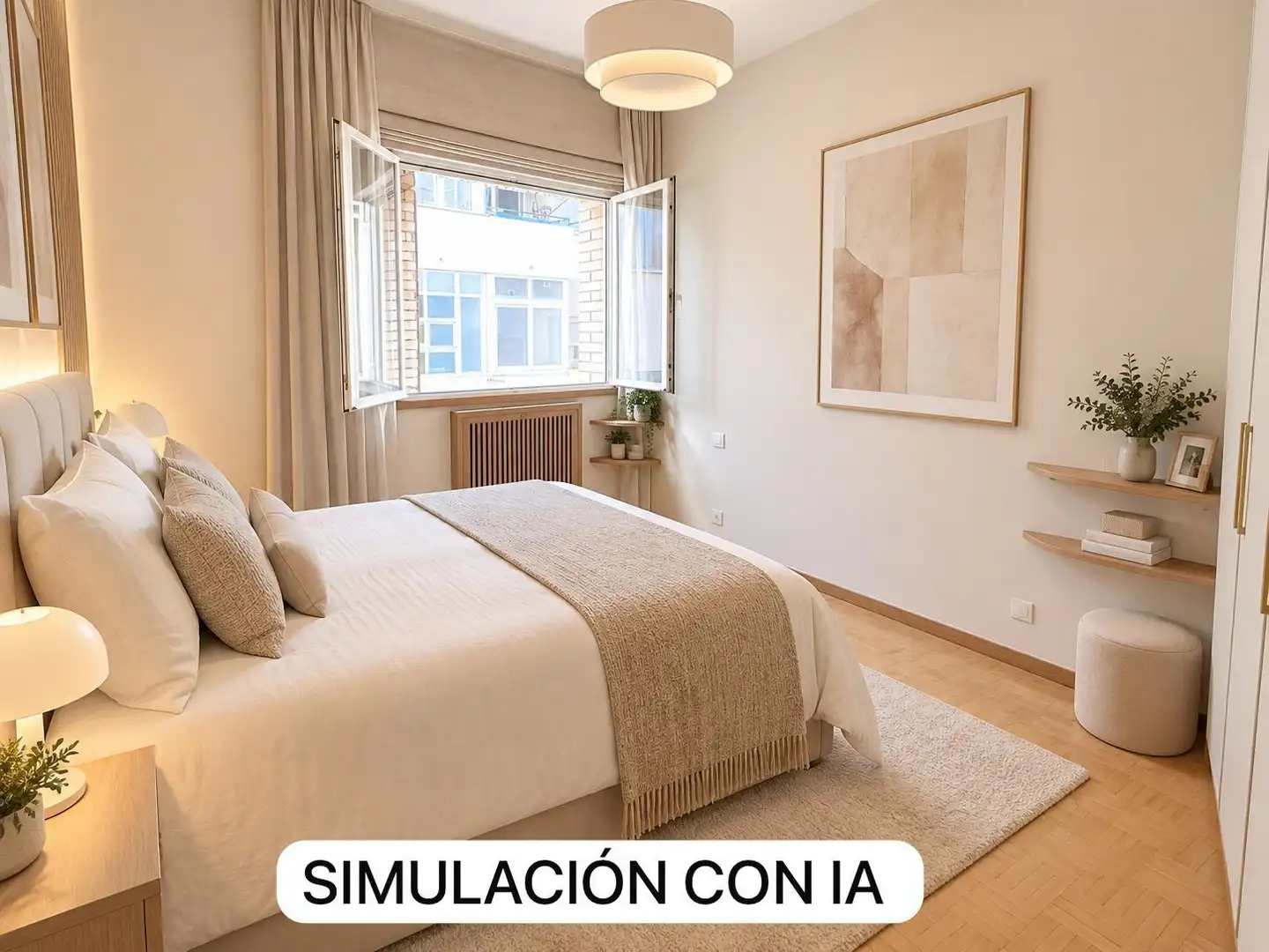 Schlafzimmer von Wohnung zum Verkauf in Madrid mit Heizung und Terrasse
