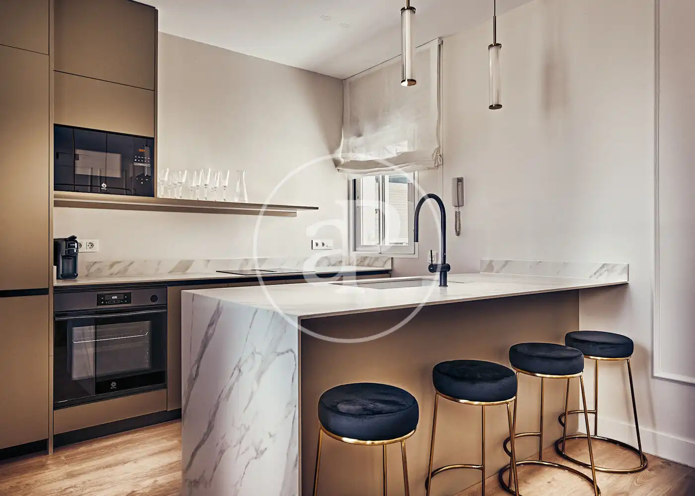Küche von Wohnung zum Verkauf in Madrid mit Klimaanlage, Heizung und Terrasse
