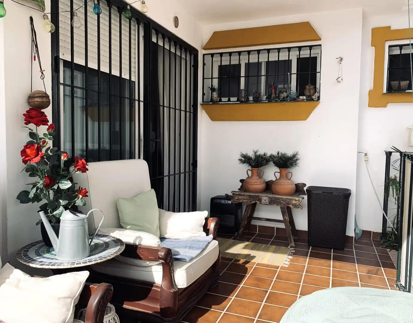 Terraza de Apartamento en venta en Marbella con Aire acondicionado, Calefacción y Jardín privado