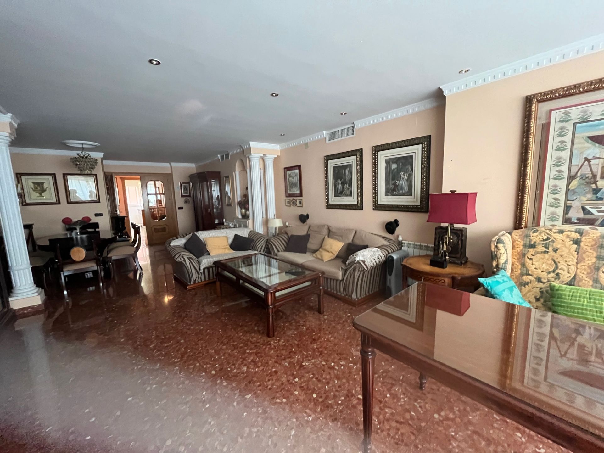 Living room of Flat for rent in Málaga Capital  with Furnished