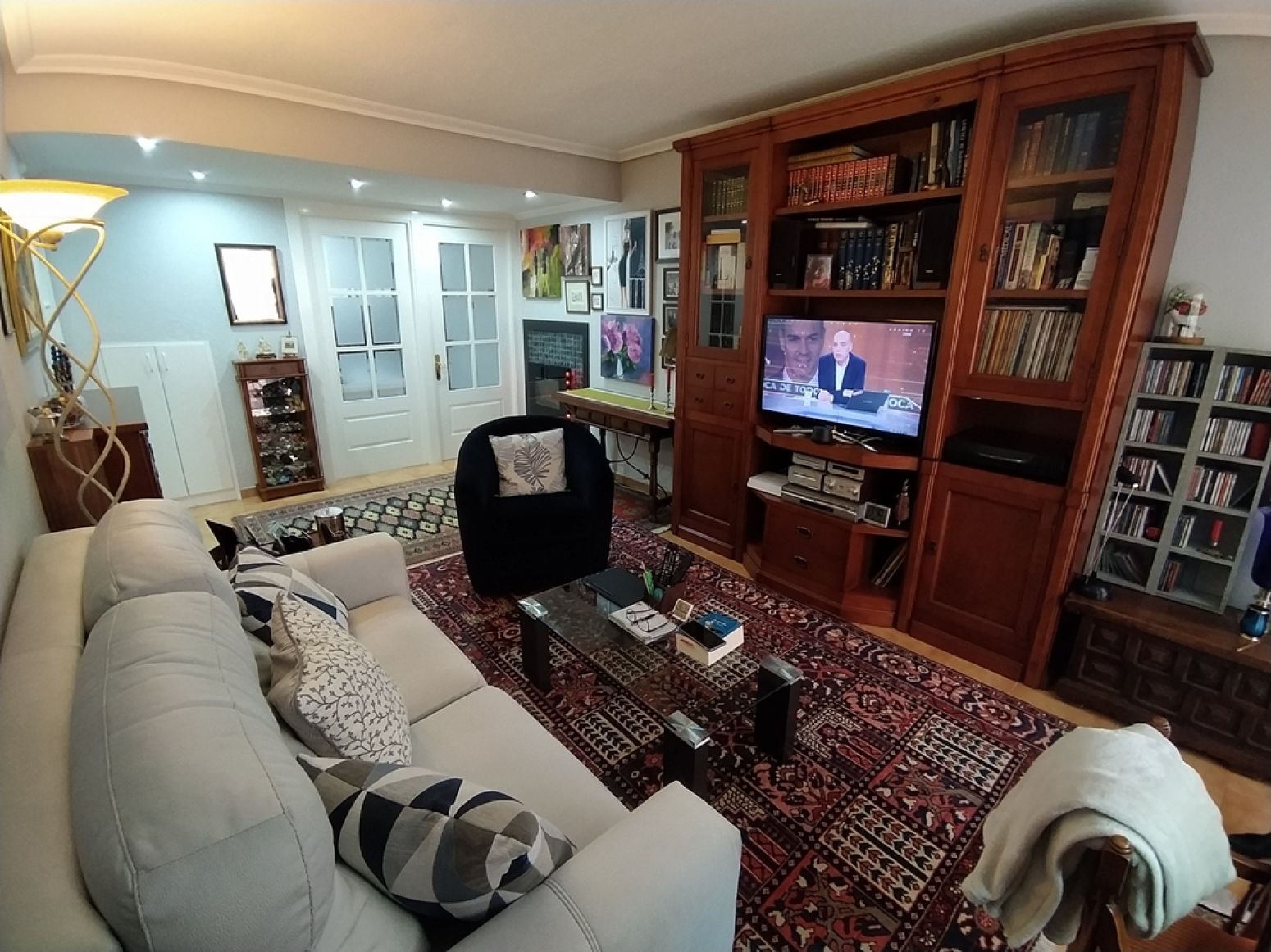 Sala de estar de Piso en venta en Avilés con Calefacción, Terraza y Trastero