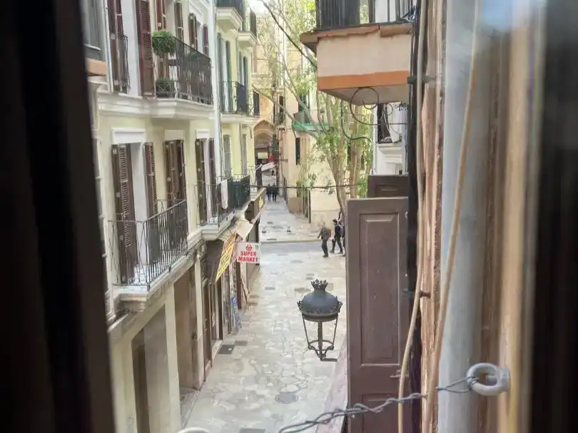 Vista exterior de Casa adosada en venta en  Palma de Mallorca con Balcón