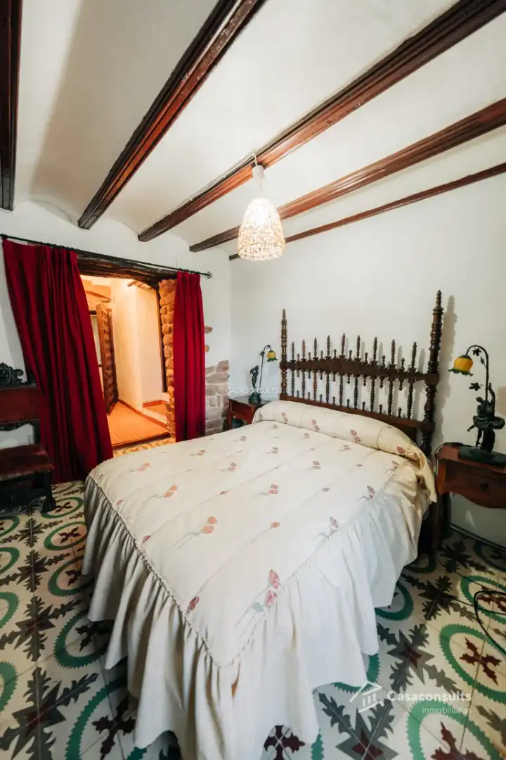 Bedroom of Houses for sale in Vilafamés  with Air Conditioner, Heating and Terrace