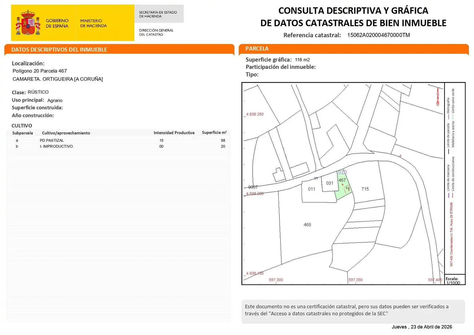 Casa o xalet en venda en Ortigueira amb Jardí privat i Balcó