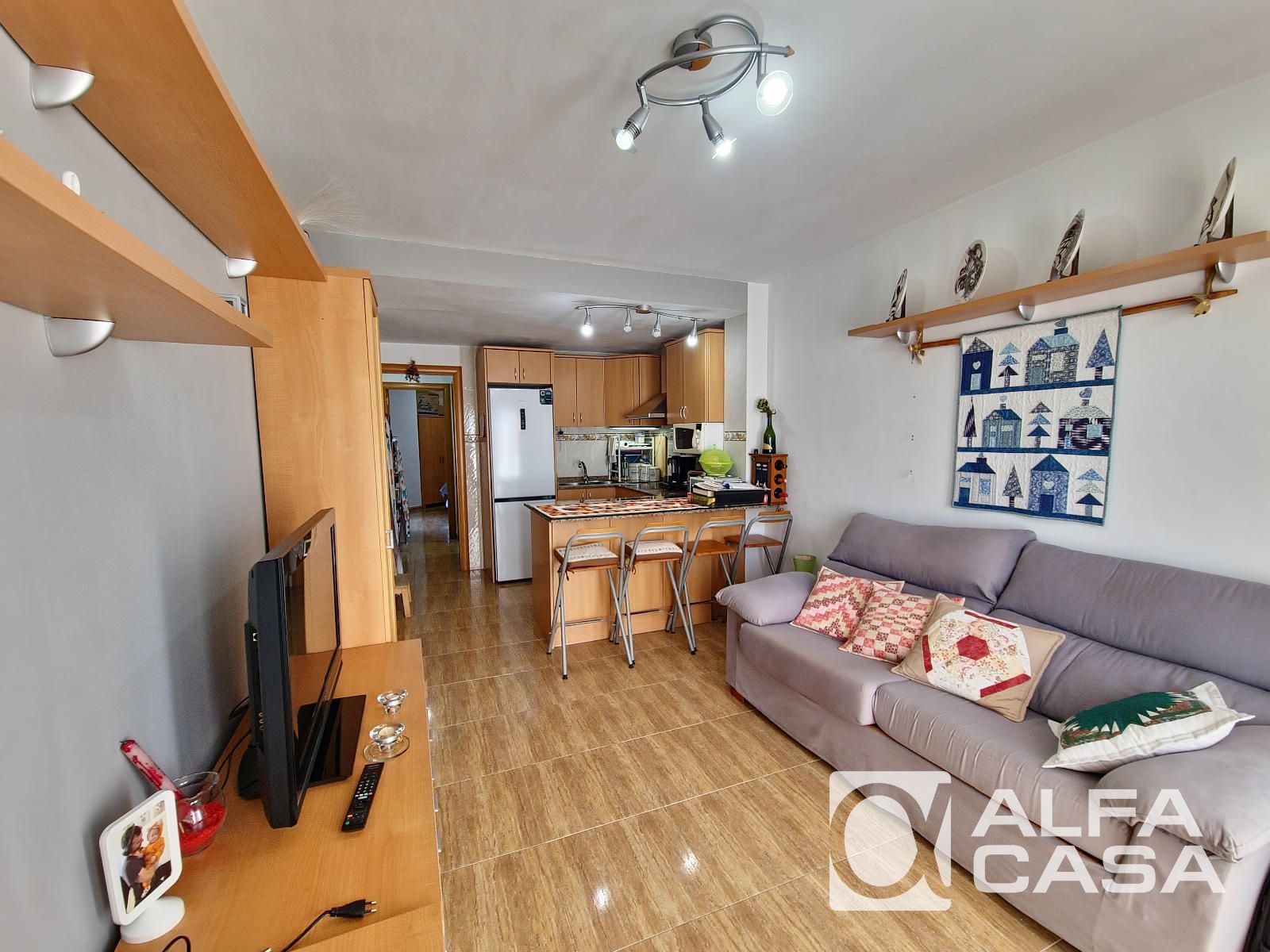 Sala d'estar de Pis en venda en Lloret de Mar amb Aire condicionat, Calefacció i Terrassa