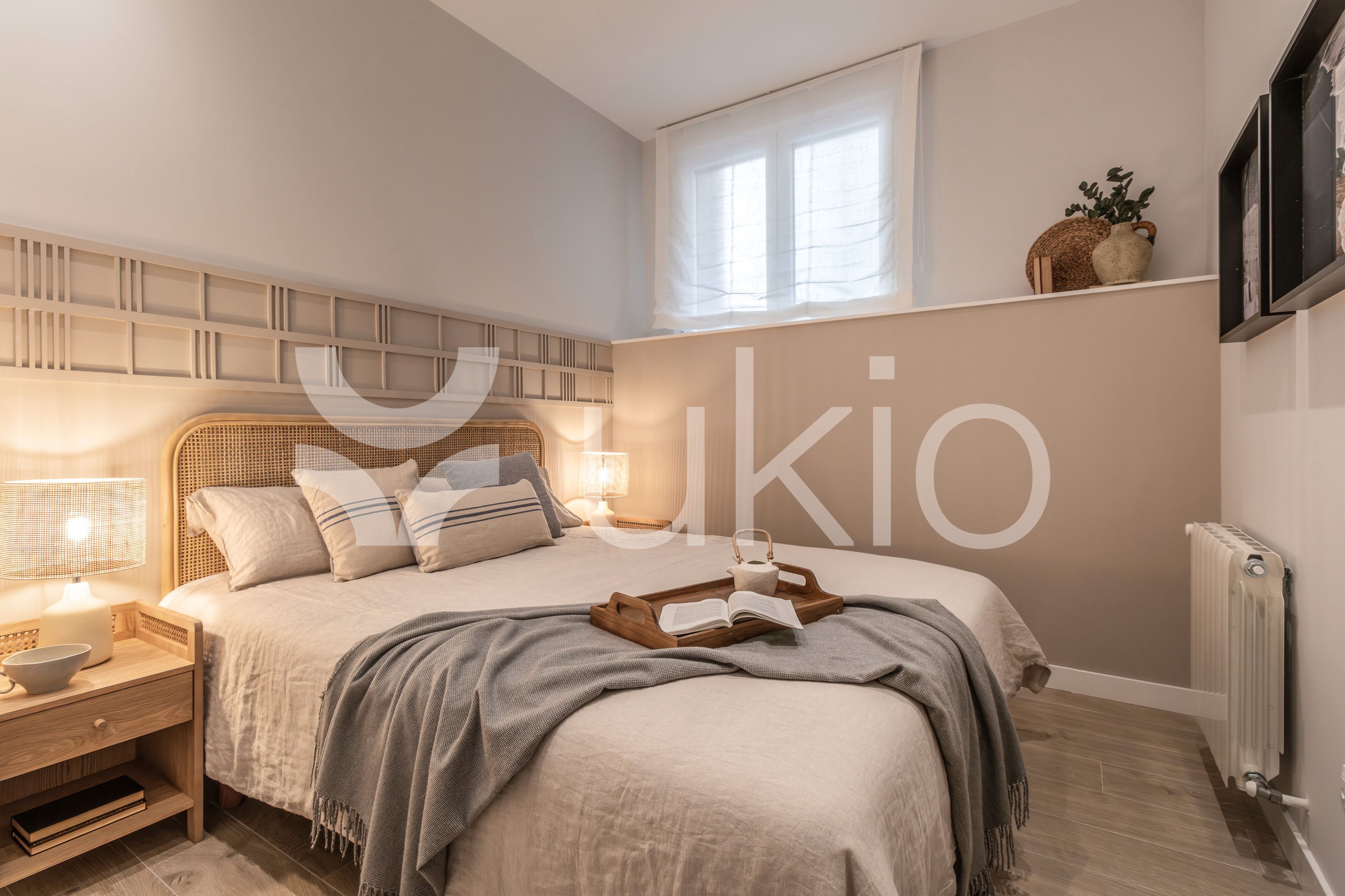 Bedroom of Apartment to rent in  Madrid Capital  with Heating, Terrace and Furnished