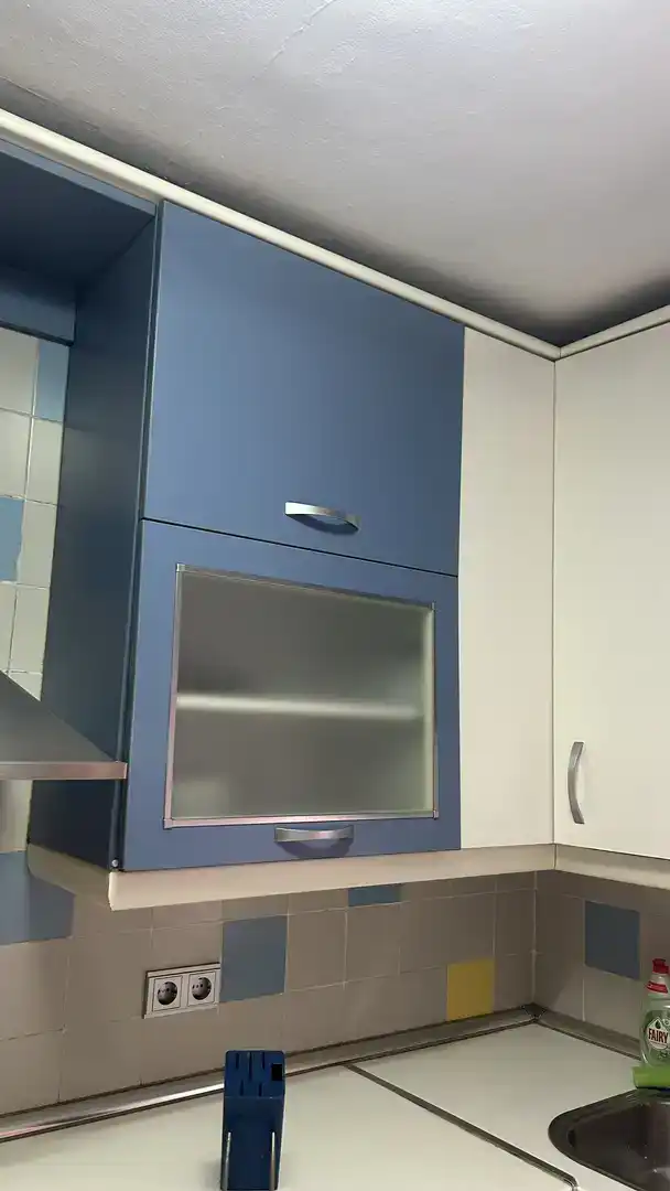 Cocina de Piso para compartir en Madrid con Aire acondicionado, Amueblado y Balcón