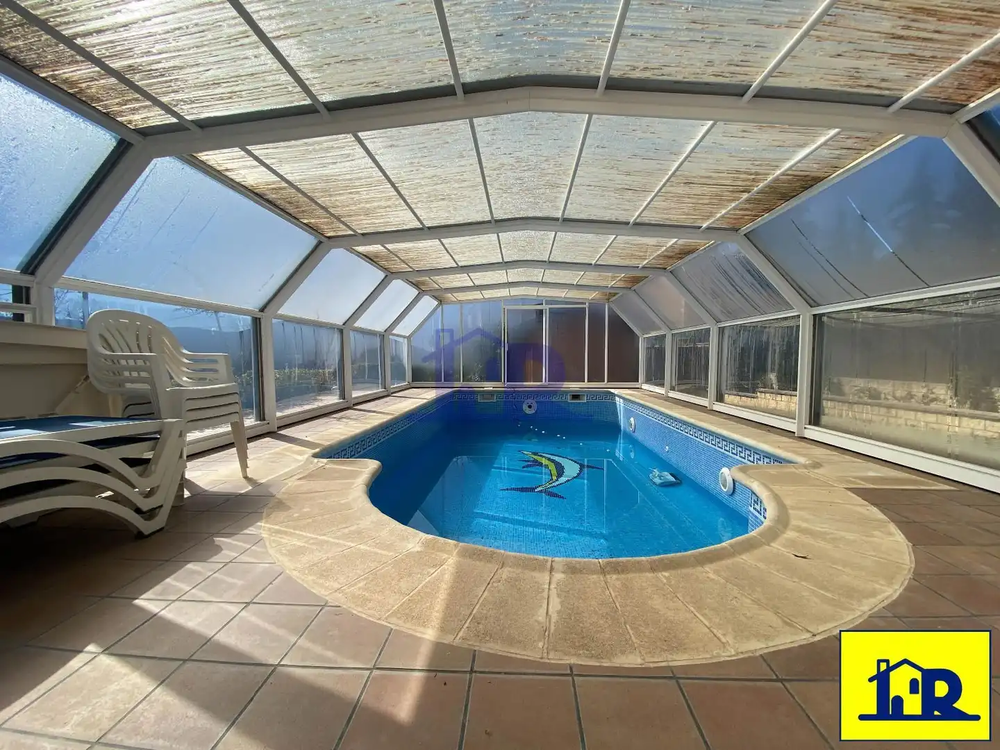 Piscina de Casa o xalet en venda en Villalba de la Sierra amb Calefacció, Traster i Piscina