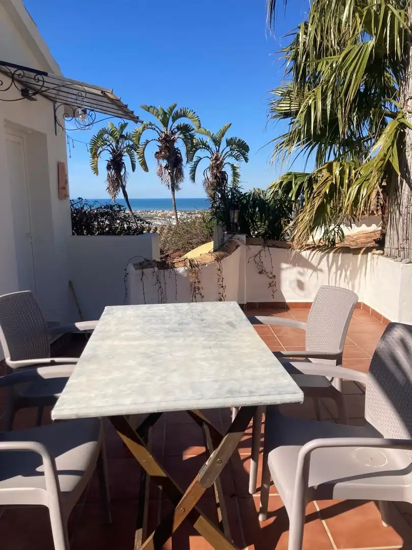 Terrassa de Casa o xalet en venda en Dénia amb Aire condicionat, Calefacció i Jardí privat