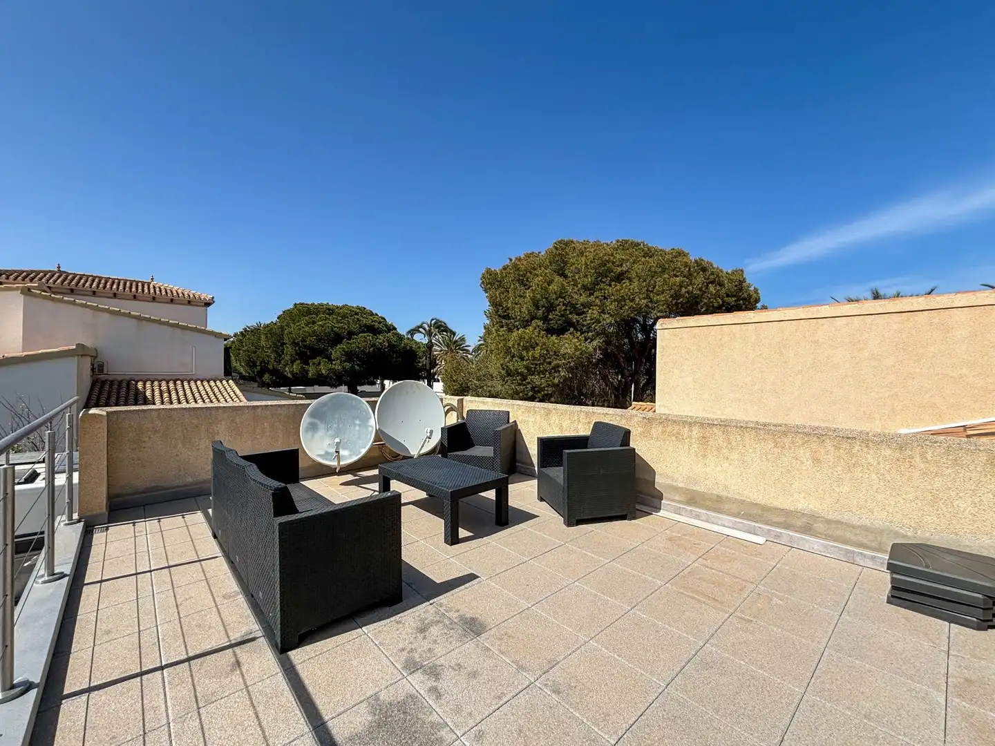 Terrace of Houses for rent in Orihuela  with Air Conditioner, Private garden and Terrace