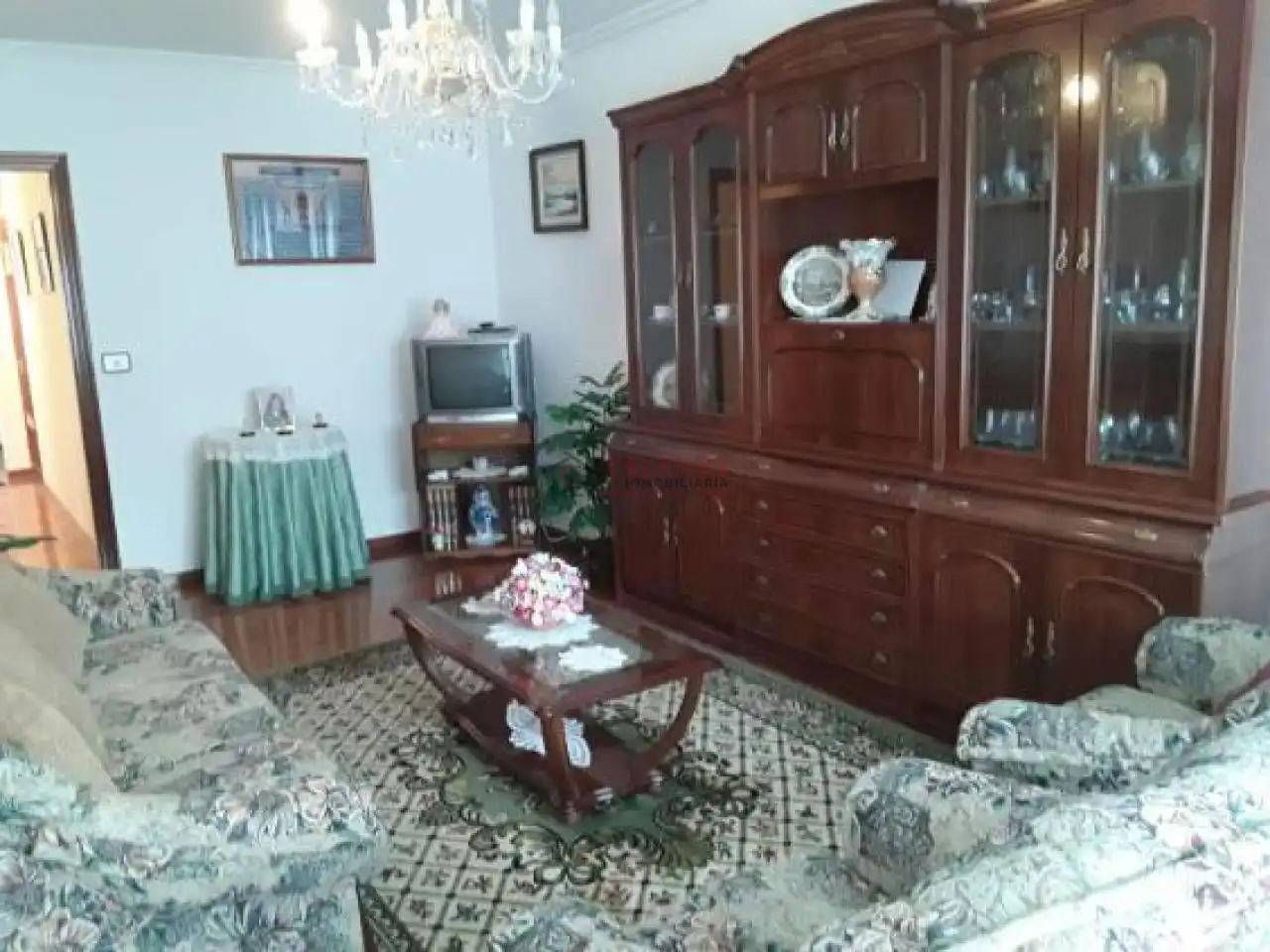 Sala de estar de Piso en venta en Maceda con Calefacción, Parquet y Amueblado