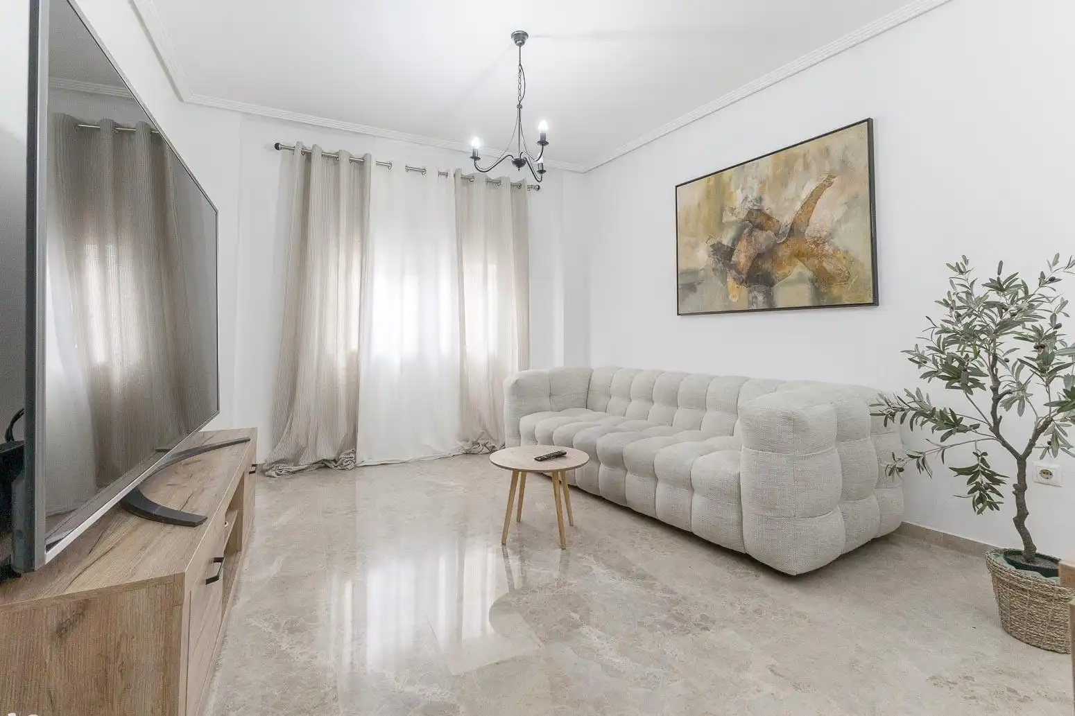 Sala d'estar de Pis en venda en Aldaia amb Terrassa