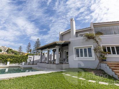 Vista exterior de Casa o xalet en venda en Málaga Capital amb Aire condicionat, Jardí privat i Terrassa