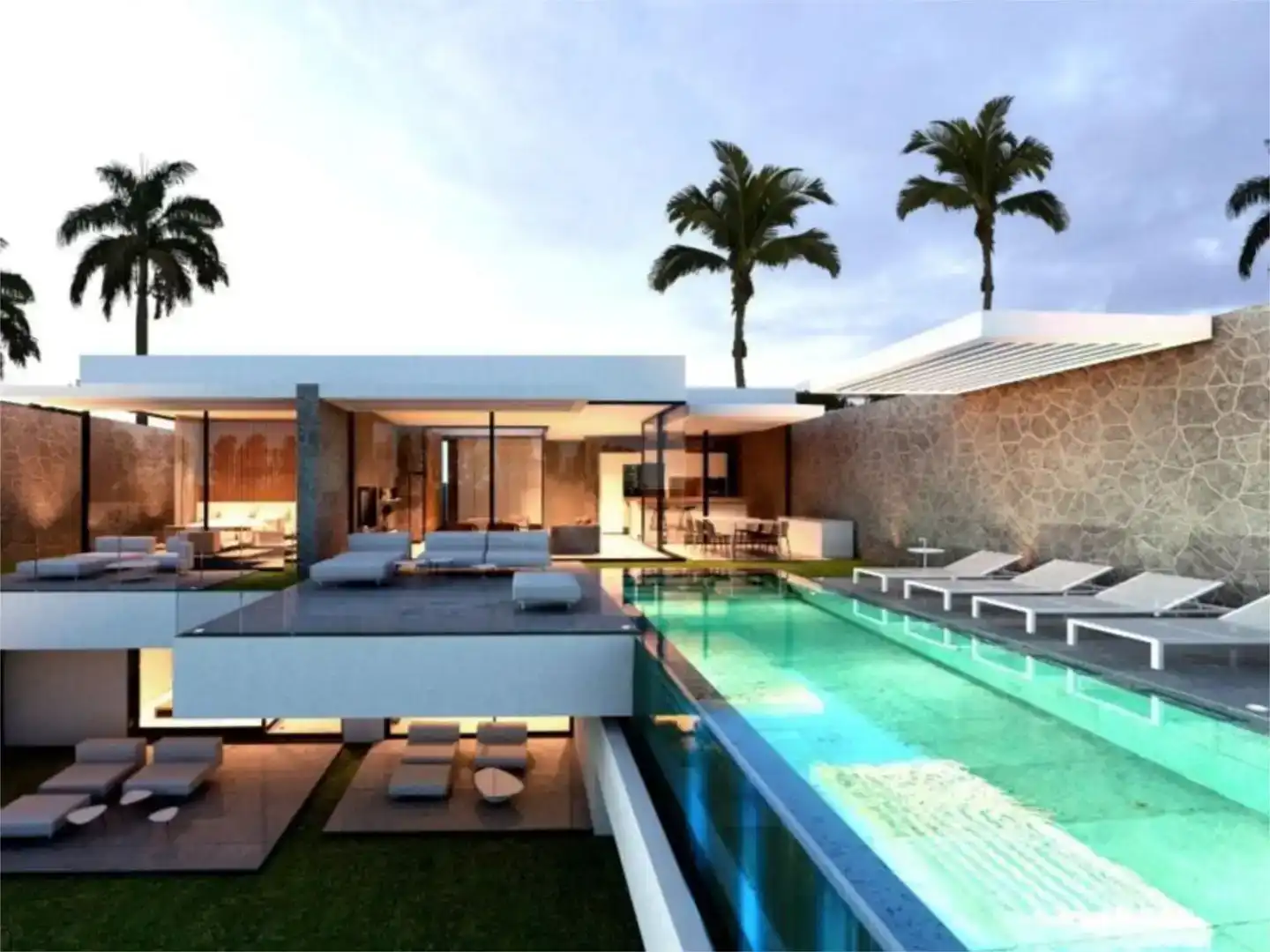Swimming pool of Houses for sale in Marbella  with Air Conditioner, Swimming Pool and Balcony
