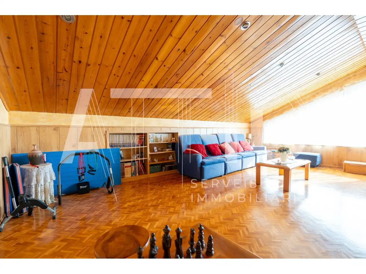 Sala d'estar de Casa o xalet en venda en Castellar del Vallès amb Aire condicionat, Calefacció i Terrassa